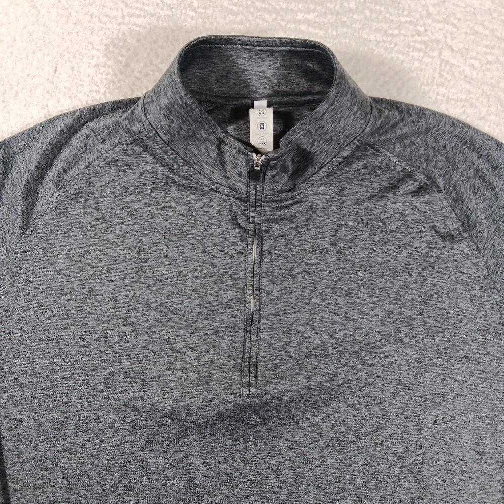 State And Liberty Pullover Mens XL Gray Tech Quarter Zip Athletic Performance - Picture 4 of 9